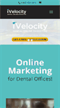 Mobile Screenshot of ivelocitydentalmarketing.com